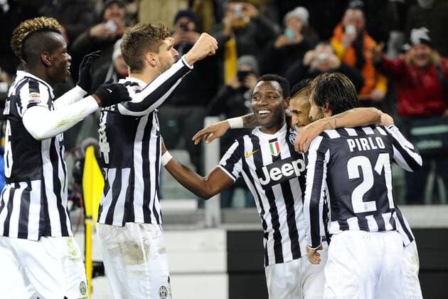 Arturo Vidal 3-0 Juventus. Goal celebration Torino 02-02-2014 Juventus Stadium - Football 2013 2014 Serie A. Juventus Turin - Inter Mailand. giuseppexceleste