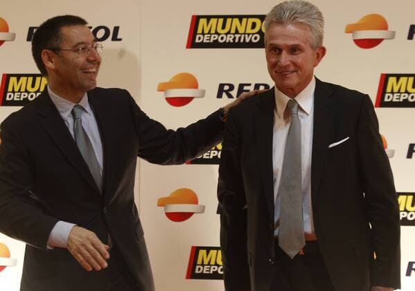 Sport Awards of Mundo Deportivo. In this picture, Josep Maria Bartomeu and Jupp Heynckes. xFRANCESCxADELANTADOx 
