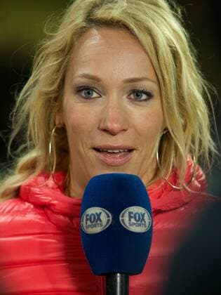 Helene Hendriks during the Dutch Eredivisie match between Go Ahead Eagles and AZ Alkmaar at The Adelaarshorst on february 8, 2014 in Deventer, The Netherlands Go Ahead Eagles v AZ Alkmaar Dutch Eredivisie 2013 2014 xVIxxIVx 2075227