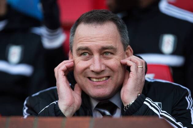 Fußball, Trainerhistorie FC Fulham von 1904 bis heute Fulham s manager, Rene Meulensteen - Manchester United vs. Fulham - Barclays Premier League - Old Trafford - Manchester - 09 02 2014 Pic Philip Oldham Sportimage EDITORIAL USE ONLY. No use with unauthorised audio, video, data, fixture lists, club league logos or live services. Online in-match use limited to 120 images, no video emulation. No use in betting, games or single club league player publications.