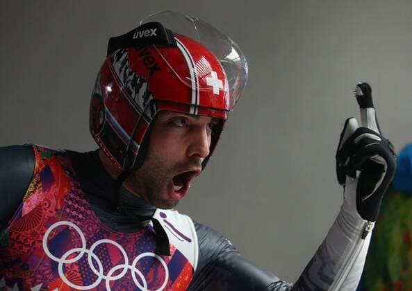ITAR-TASS: SOCHI, RUSSIA. FEBRUARY 9, 2014. Canada s Mitchel Malyk during the Men s Luge Singles at the Sanki Sliding Centre at the 22nd Winter Olympic Games in Sochi.  premiumd Aufmacher RE138939