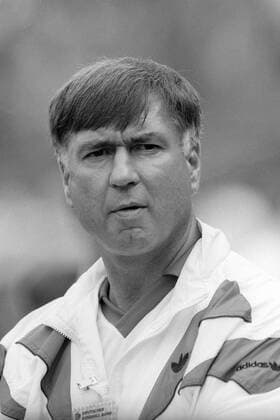 Nationaltrainer Sepp Piontek (Dänemark)