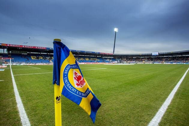 Fußball, Stadiongeschichte Eintracht Braunschweig Football: Germany, 1. Bundesliga Stadion Eintracht Braunschweig