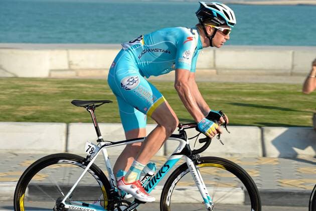 Lieuwe WESTRA ( NED - Niederlande Astana Pro Team ) - Aktion - Rennszene - Querformat - quer - horizontal - Event: Tour of Qatar - Stage 6 6.Etappe: Sealine Beach Resort to Doha Corniche 113.5 km - Location: Qatar - Asien - Datum: 14.02.2014 - 