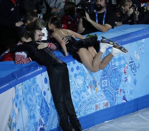 XXII Olympic Games . Sochi 2014. Figure Skating.Ice Dance Free Dance. ILINYKH Elena - KATSALAPOV Nikita (RUS).