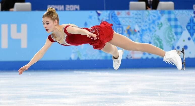 United States Gracie Gold performs during the figure skating ladies short program at the Sochi 2014 Winter Olympics on February 19, 2014 in Sochi, Russia.  OLY20140219705