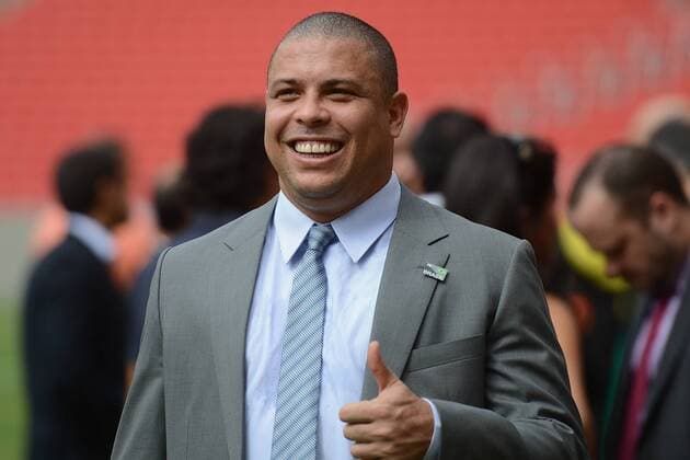 Feb. 20, 2014 - Porto Alegre, Brazil - Beira Rio stadium in Porto Alegre officially opened, which will host the 2014 World Cup - Ronaldo  - ZUMAn23