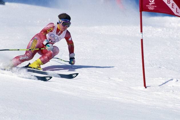 Olympische Winterspiele in Albertville, Ski Alpin, Riesenslalom Frauen: Corinne Rey-Bellet (Schweiz)