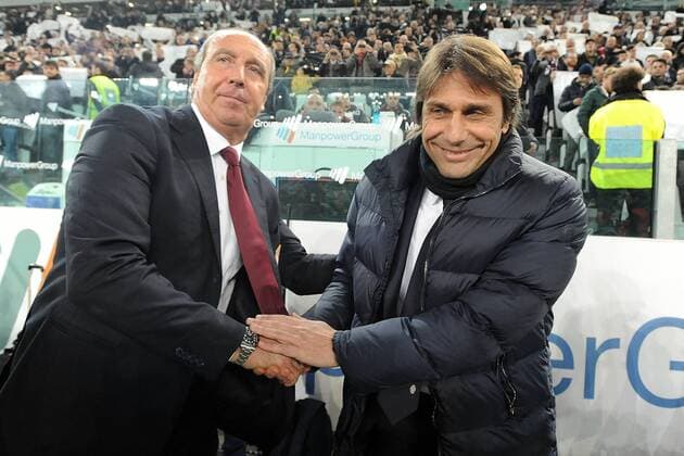 IPP20Football - soccer: Serie A, Juventus Turin - FC Turin, giampiero ventura e antoni conte xHOCHxZWEIx xItalyxPhotoxPressx 