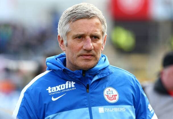 Sonntag 23.02.2014, 3. Liga, Saison 2013 14 - 26. Spieltag im Jahnstadion Regensburg, SSV Jahn Regensburg - FC Hansa Rostock 1:1, Andreas Bergmann (Trainer, HRO)