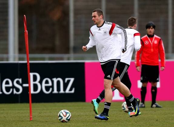 Stuttgart Fußball Nationalmannschaft Deutschland Training, Pierre-Michel Lasogga