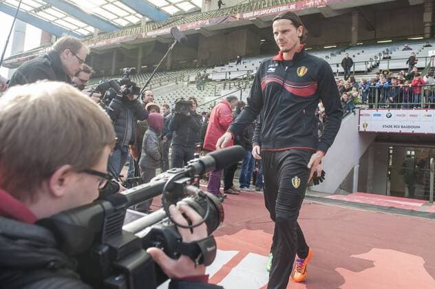 Brüssel, Training Belgien: Daniel Van Buyten Medien 