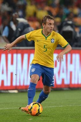 International Friendly: South Africa v Brazil JOHANNESBURG, SOUTH AFRICA - MARCH 05: Rafinha of Brazil during the International Friendly match between South Africa and Brazil at FNB Stadium on March 05, 2014 in Johannesburg, South Africa. ( Gallo1113091