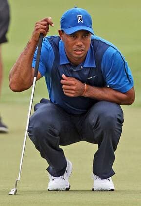 March 6, 2014 - Doral, Florida, U.S. - TIGER WOODS competes during the first round of the WGC-Cadillac Championship at Trump National Doral. Golf 2014 - Doral World Golf Championship - Round One - ZUMAm67