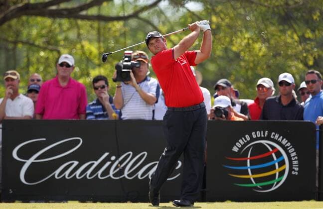 March 9, 2014 - Doral, FL, USA - Patrick Reed tees off on the 5th hole during the fourth round of the WGC-Cadillac Championship at Trump National Doral on Sunday, March 9, 2014, in Doral, Fla. WGC-Cadillac Championship - ZUMAm67