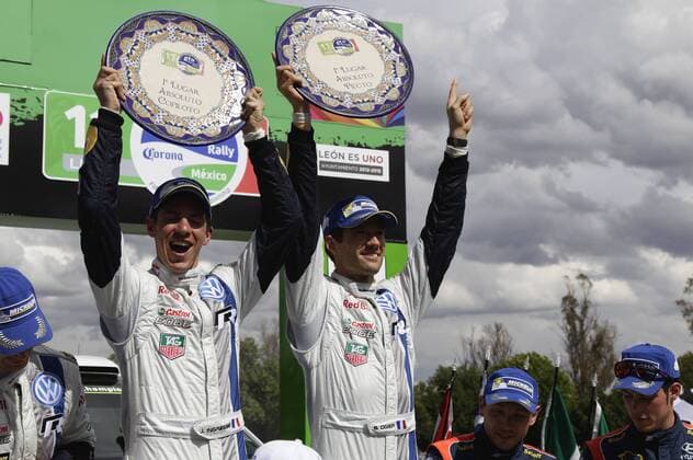 Julien Ingrassia (F), Sebastien Ogier (F) WRC Rally Mexico 2014 Rally Mexico 2014