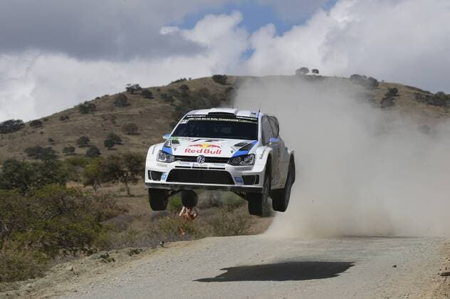 Sebastien Ogier (F), Julien Ingrassia (F) Volkswagen Polo R WRC Motorsport Rallye WM (2014) WRC Rally Mexico 2014 Rally Mexico 2014