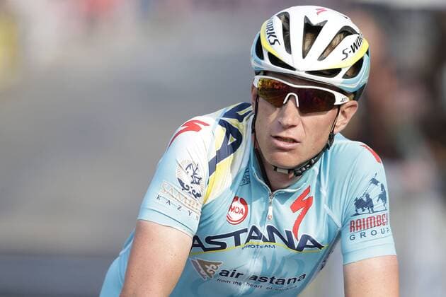 RADSPORT - Paris-Nizza (FRA) - 13.03.2014, 5. Etappe Creches sur Saone - Rive de Gier, Lieuwe Westra (NED Team Astana), -