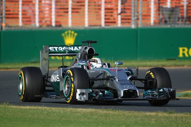 14.03.2014- Free Practice 2, Lewis Hamilton (GBR) Mercedes AMG F1 W05 Australian Grand Prix, Melbourne 12-16 March 2014 