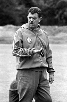 Fussball-Weltmeisterschaft 1966 WM 1966. Trainer Jose Villalonga (Spanien) 10.06.1966 in Birmingham HM