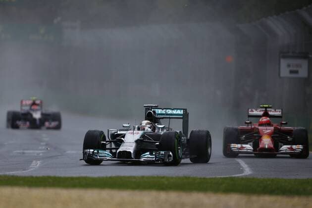 Motorsports: FIA Formula One World Championship 2014, Grand Prix of Australia, 44 Lewis Hamilton (GBR, Mercedes AMG Petronas F1 Team), xHOCHxZWEIx