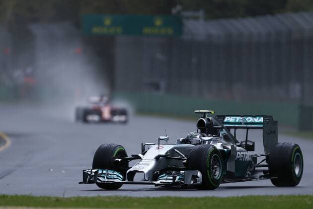 Motorsports: FIA Formula One World Championship 2014, Grand Prix of Australia, 6 Nico Rosberg (GER, Mercedes AMG Petronas F1 Team), xHOCHxZWEIx
