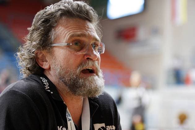 01.03.2014, xaex, Handball 2.Bundesliga, TV Grosswallstadt - HC Empor Rostock, Rastislav Trtik (Trainer, HC Empor Rostock),