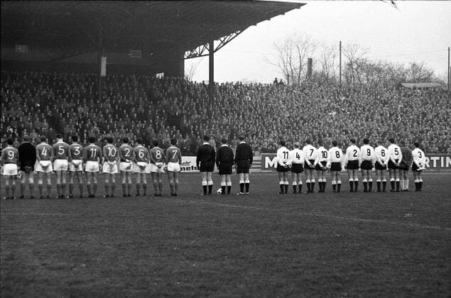 Stadion Münster beim Spiel: Preußen Münster - FC Schalke 04 am 23.11.1963 HM