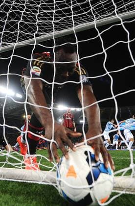 Michael Essien Milan Roma 23-03-2014 Stadio Olimpico - Football Calcio 2013 2014 Serie A, Lazio Rom vs AC Mailand andreaxstaccioli