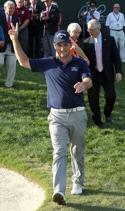 March 23, 2014 - Orlando, Florida, U.S - Matt Every waves to the crowd after winning the Arnold Palmer Invitational presented by MasterCard held at Arnold Palmer s Bay Hill Club and Lodge. Golf 2014 - Arnold Palmer Invitational - Final Round - ZUMAw10