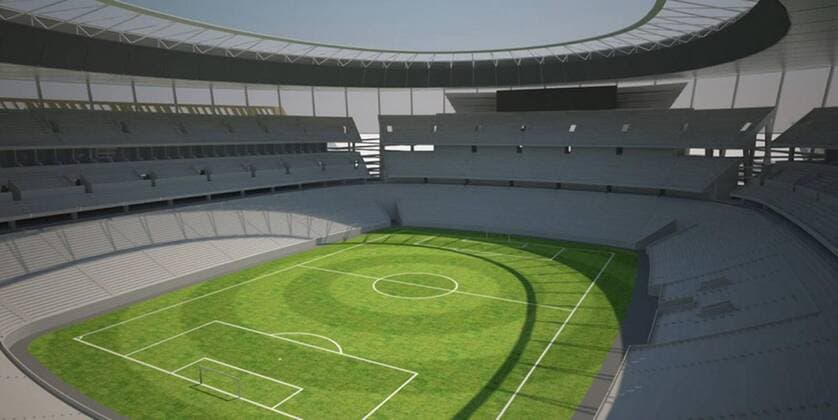 Rendering of the project of the new As Roma stadium Roma 26-03-2014 antoxbalda