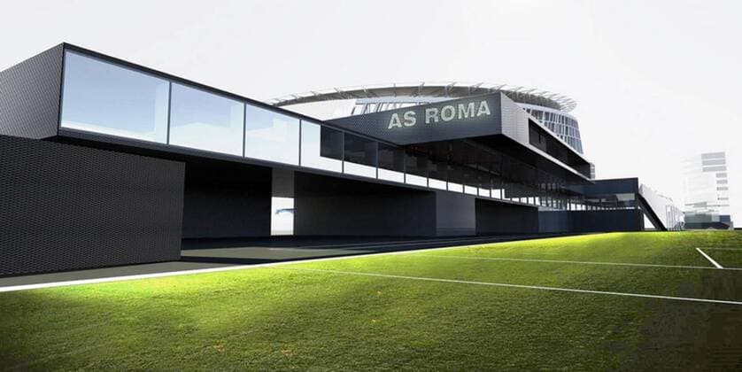 Rendering of the project of the new As Roma stadium Roma 26-03-2014 antoxbalda