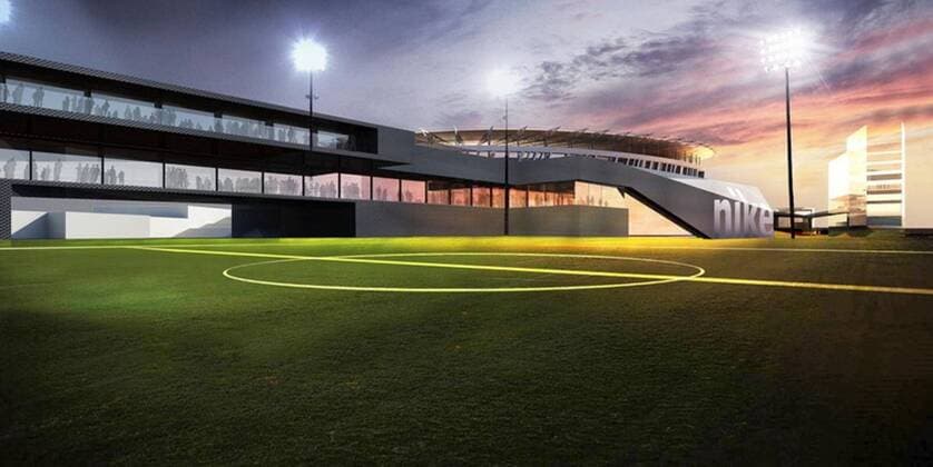 Rendering of the project of the new As Roma stadium Roma 26-03-2014 antoxbalda