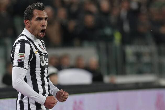 Carlos Tevez Juventus, Goal Celebration Serie A, Juventus Turin - FC Parma MarcoxBertorello