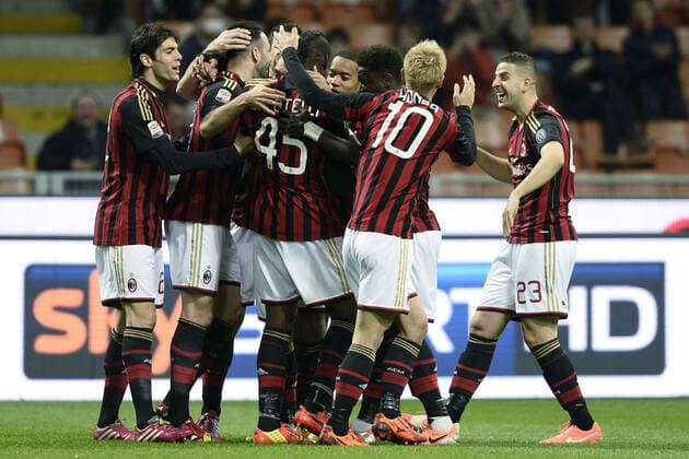 Serie A AC Milan - Chievo Verona - esultanza gol Mario Balotelli 