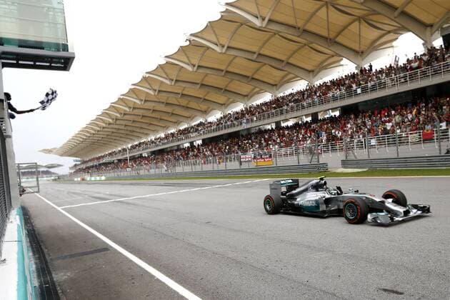 Motorsports: FIA Formula One World Championship 2014, Grand Prix of Malaysia, 6 Nico Rosberg (GER, Mercedes AMG Petronas F1 Team), xHOCHxZWEIx
