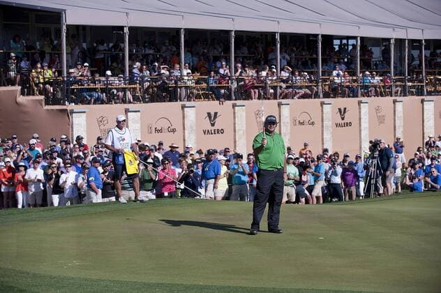 March 30, 2014 - San Antonio, Texas, United States of America - March 30, 2014: Steven Bowditch winning the Final Round at the Valero Texas Open at TPC San Antonio ATandT Oaks Course. San Antonio, Texas. PGA Golf Herren 2013: Valero Texas Open MAR 30 - ZUMAc04