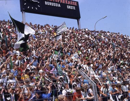 Fußball, Borussia Mönchengladbach, Deutscher Meister 1976 Borussia Mönchengladbach Deutscher Meister 1976 Fans HM