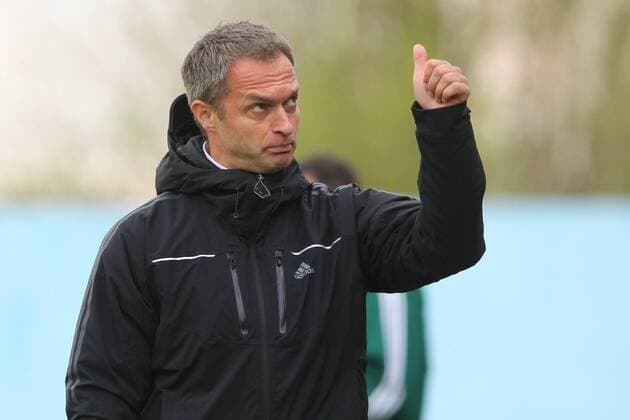 CHRISTIAN WUECK coach of Germany UEFA U17 Championship Qualification tournament match against Irland at Obilic stadium, Beograd 28.03.2014. MarkoxMetlas 