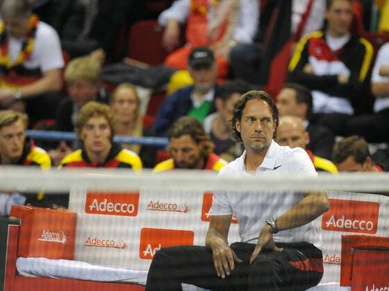 Carsten Arriens, Teamchef Deutschland, Tennis, Davis Cup, Deutschland, Viertelfinale, Weltgruppe, 04.04.2014, Einzel,