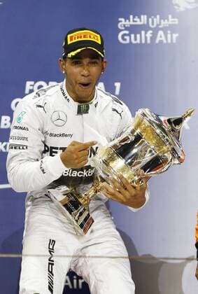 Motorsports: FIA Formula One World Championship 2014, Grand Prix of Bahrain, 44 Lewis Hamilton (GBR, Mercedes AMG Petronas F1 Team), xHOCHxZWEIx