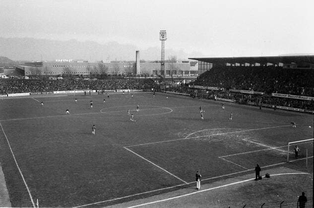 Gerorg Melches Stadion in Essen. Aufn. 9.3.1974. HM