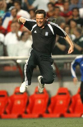 EM 2004 Finale Griechenland - Portugal 1:0, Nationaltrainer Otto Rehhagel HM