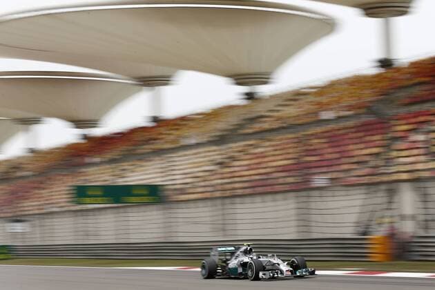 Motorsports: FIA Formula One World Championship 2014, Grand Prix of China, 6 Nico Rosberg (GER, Mercedes AMG Petronas F1 Team), xHOCHxZWEIx
