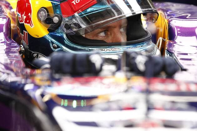 Motorsports: FIA Formula One World Championship 2014, Grand Prix of China, 1 Sebastian Vettel (GER, Infiniti Red Bull Racing), xHOCHxZWEIx