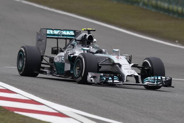 Motorsports: FIA Formula One World Championship 2014, Grand Prix of China, 6 Nico Rosberg (GER, Mercedes AMG Petronas F1 Team), xHOCHxZWEIx
