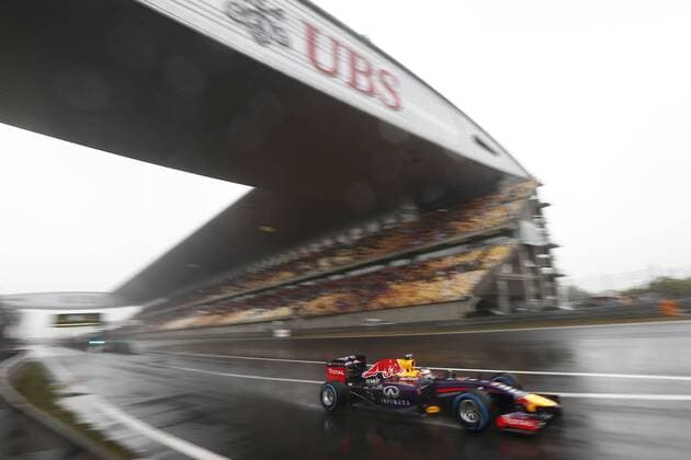 Motorsports: FIA Formula One World Championship 2014, Grand Prix of China, 1 Sebastian Vettel (GER, Infiniti Red Bull Racing), xHOCHxZWEIx
