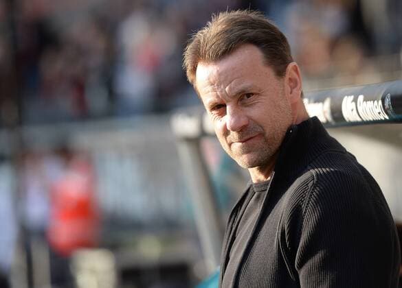 16.03.2014, xjhx, Fussball 1.Bundesliga, Eintracht Frankfurt - SC Freiburg, v.l. Manfred Binz Manni Binz