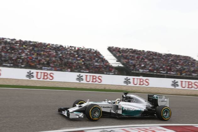Motorsports: FIA Formula One World Championship 2014, Grand Prix of China, 44 Lewis Hamilton (GBR, Mercedes AMG Petronas F1 Team), xHOCHxZWEIx