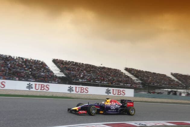 Motorsports: FIA Formula One World Championship 2014, Grand Prix of China, 1 Sebastian Vettel (GER, Infiniti Red Bull Racing), xHOCHxZWEIx